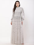 Florence Lattice Maxi Dress