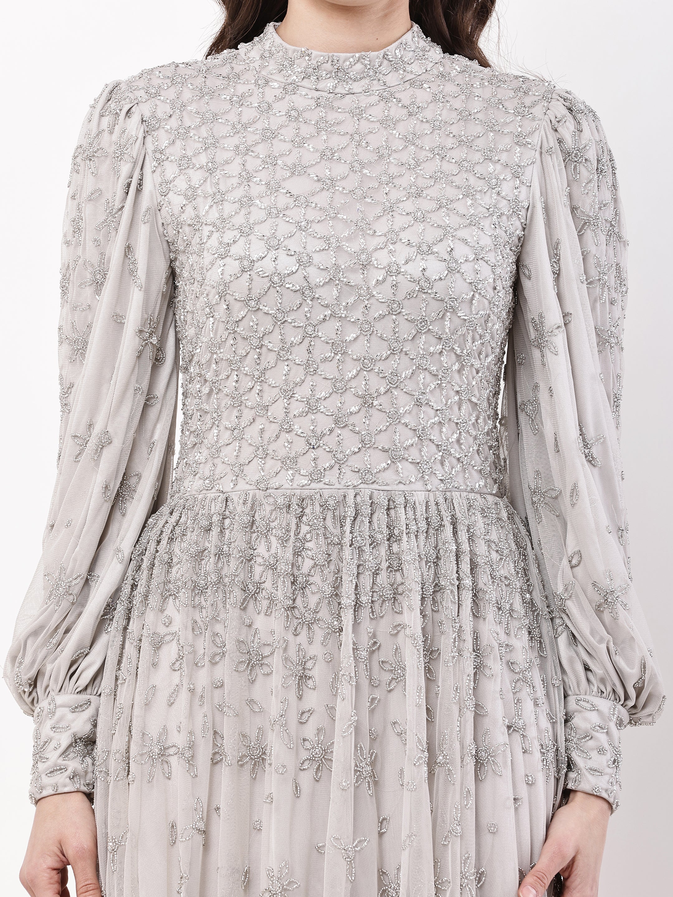 Florence Lattice Maxi Dress