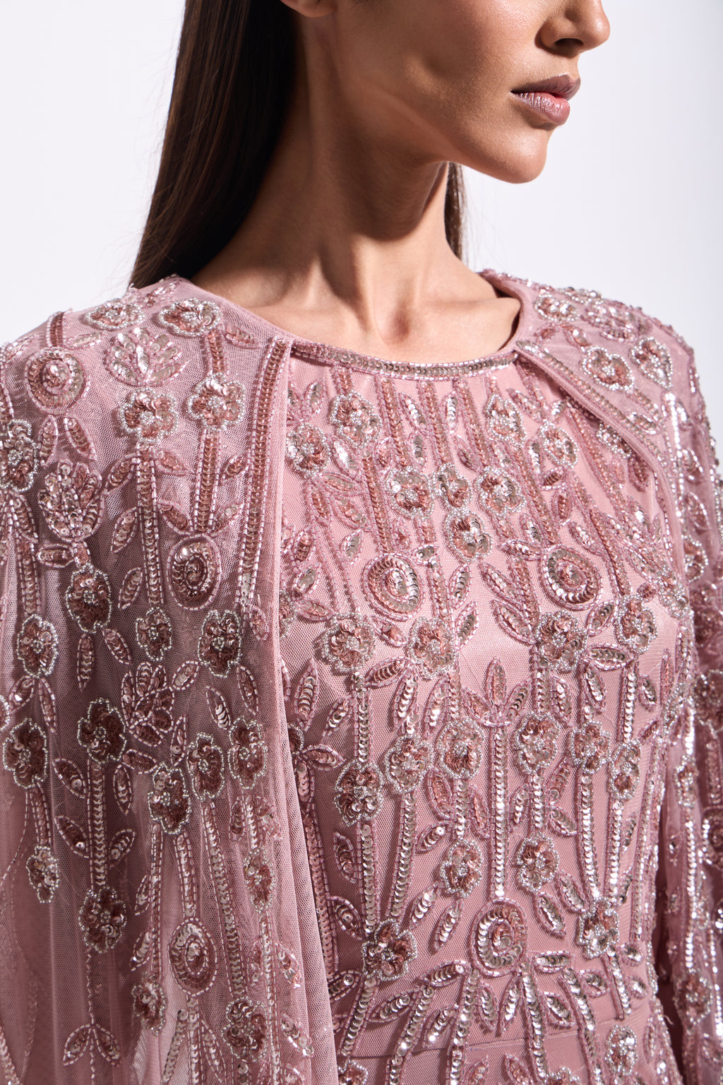 ROSAMUND CAPE MAXI DRESS