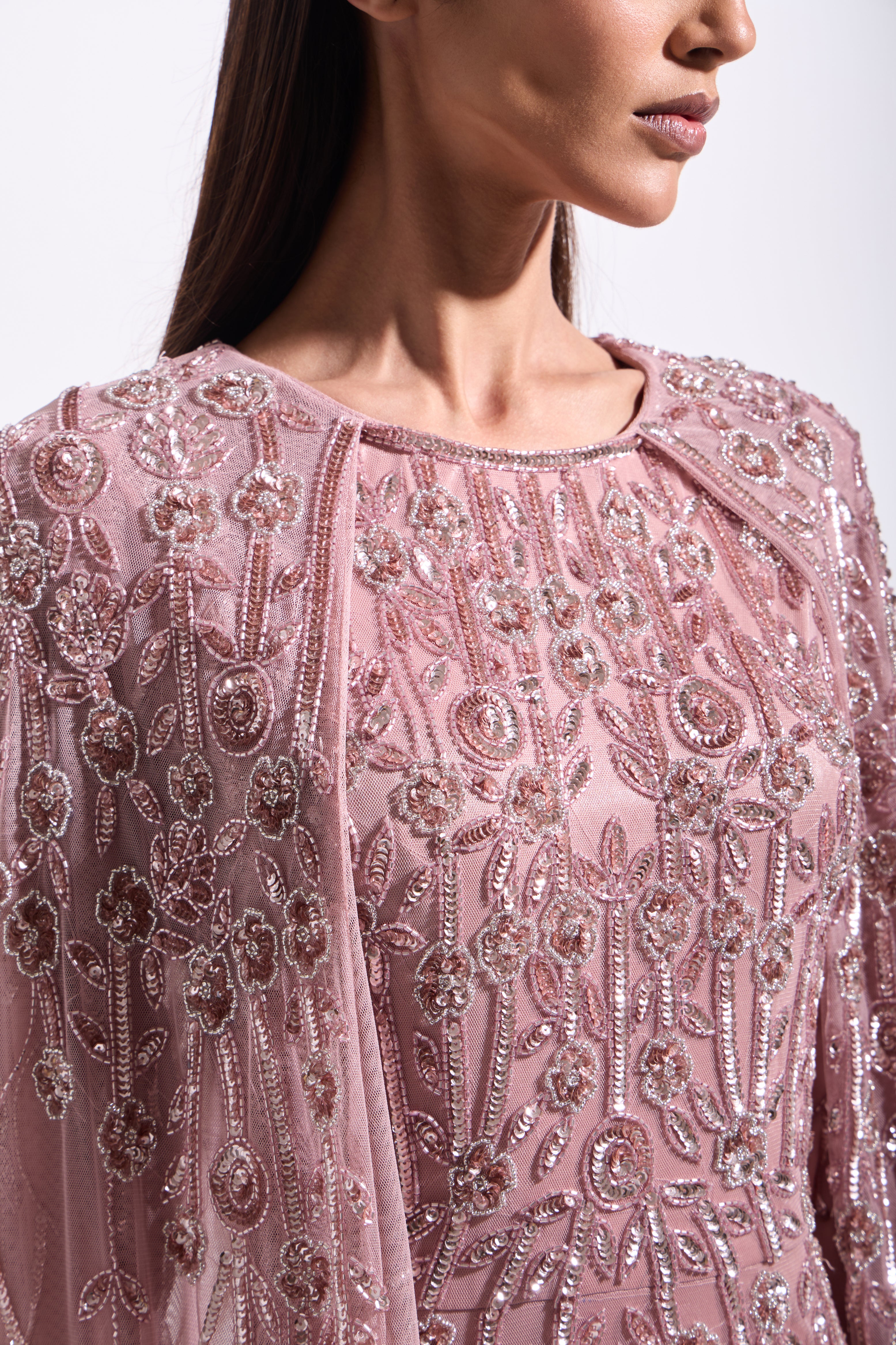 ROSAMUND CAPE MAXI DRESS