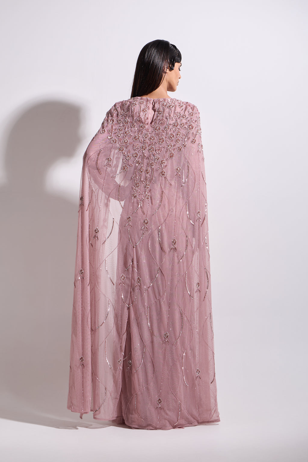 ROSAMUND CAPE MAXI DRESS
