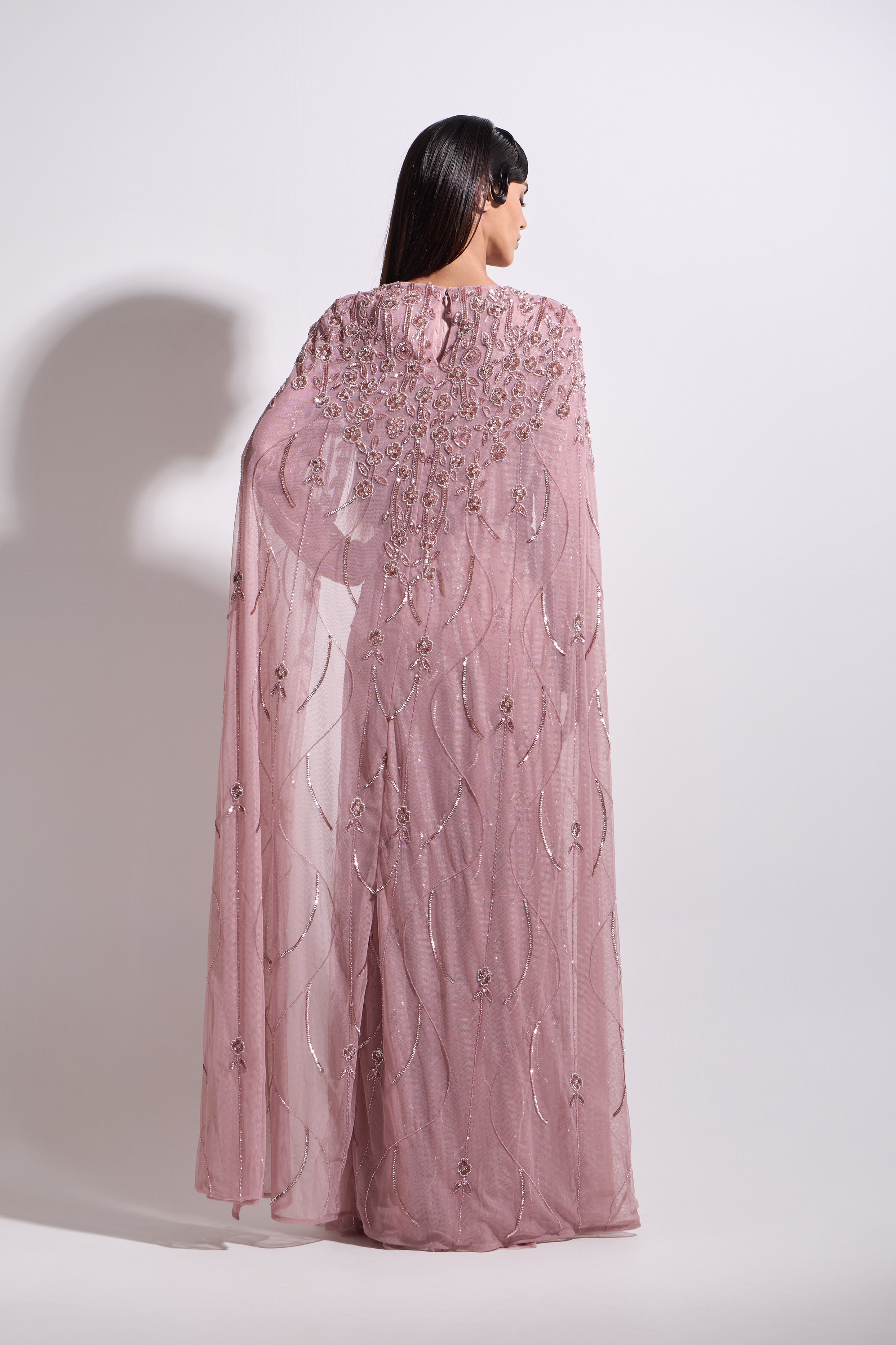 ROSAMUND CAPE MAXI DRESS