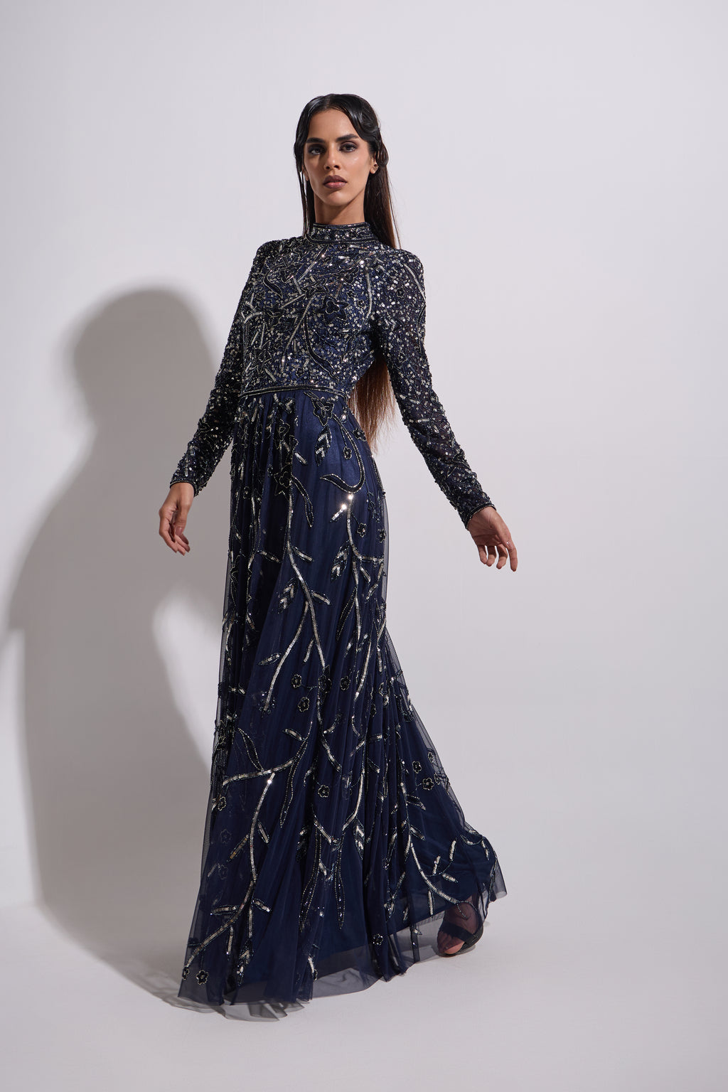 ISABELLA MOSAIC FROCK MAXI DRESS