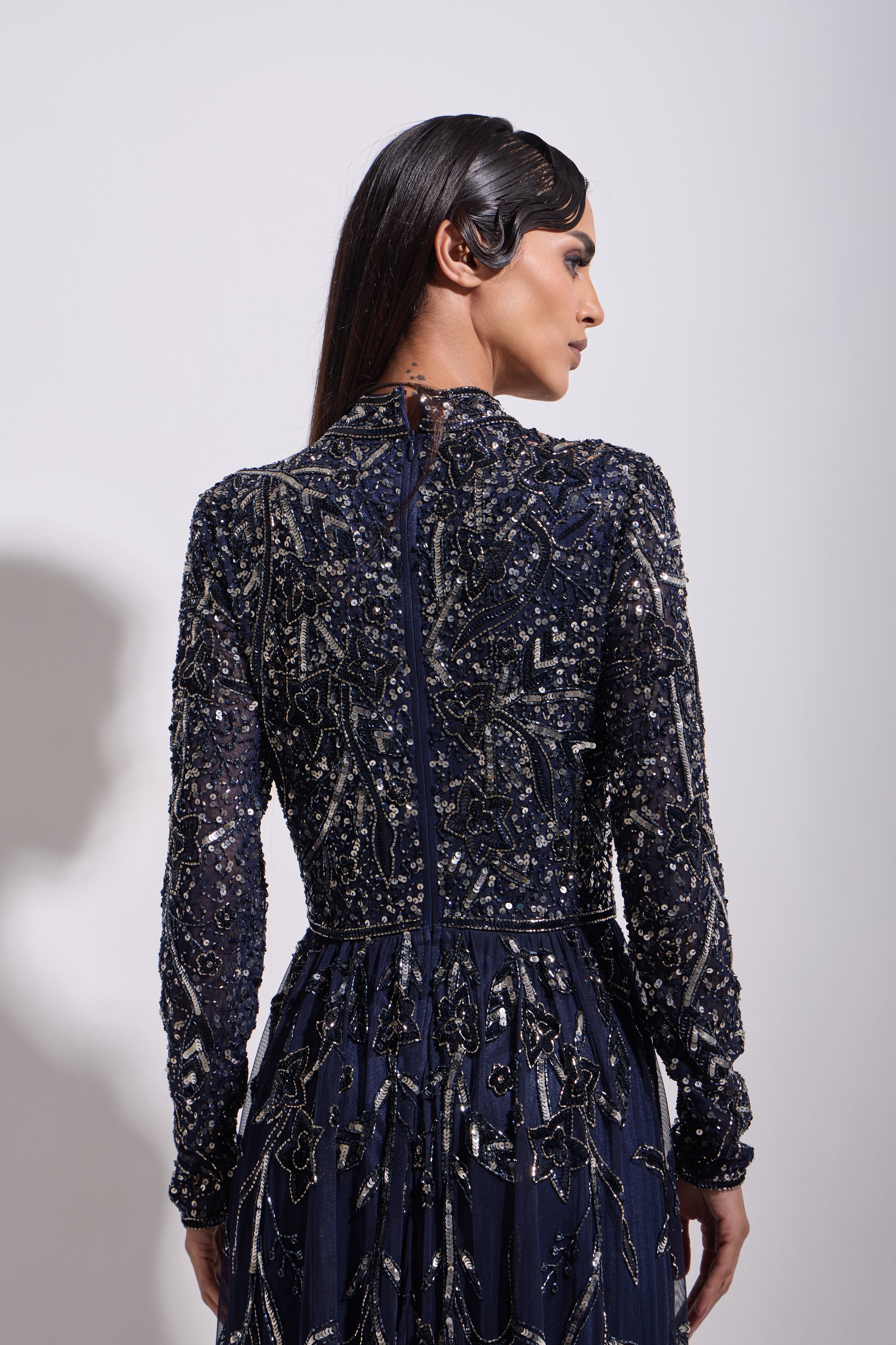 ISABELLA MOSAIC FROCK MAXI DRESS
