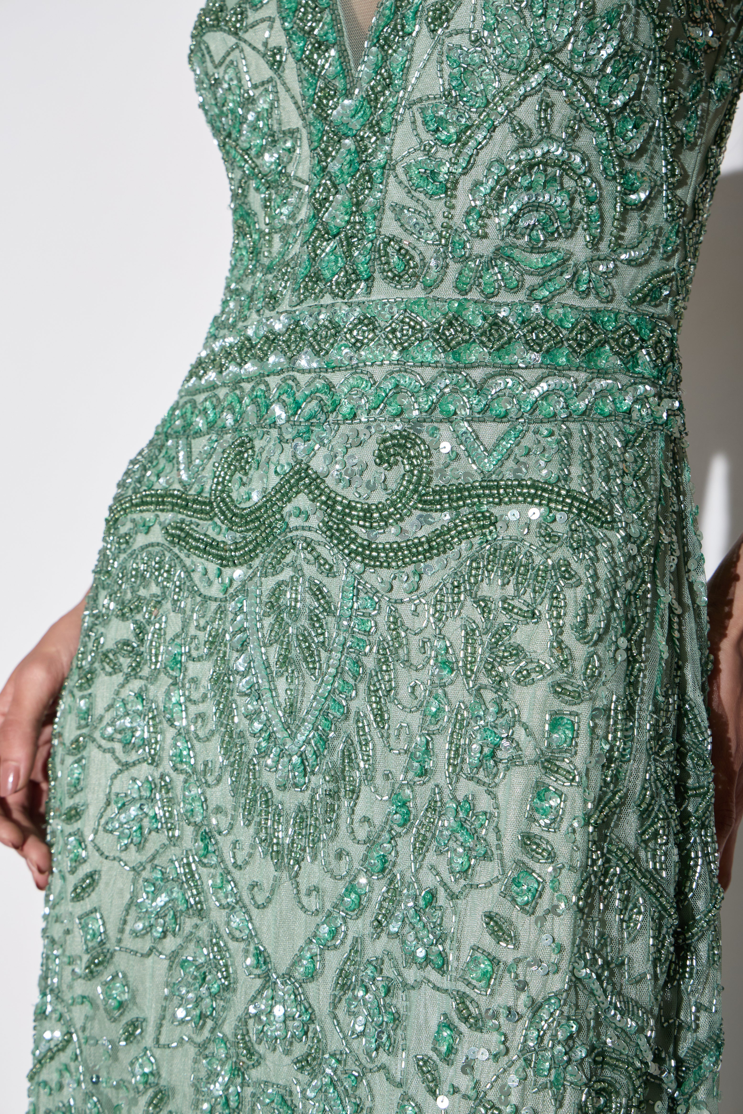 GENEVIEVE CAPE MAXI DRESS