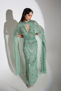 GENEVIEVE CAPE MAXI DRESS
