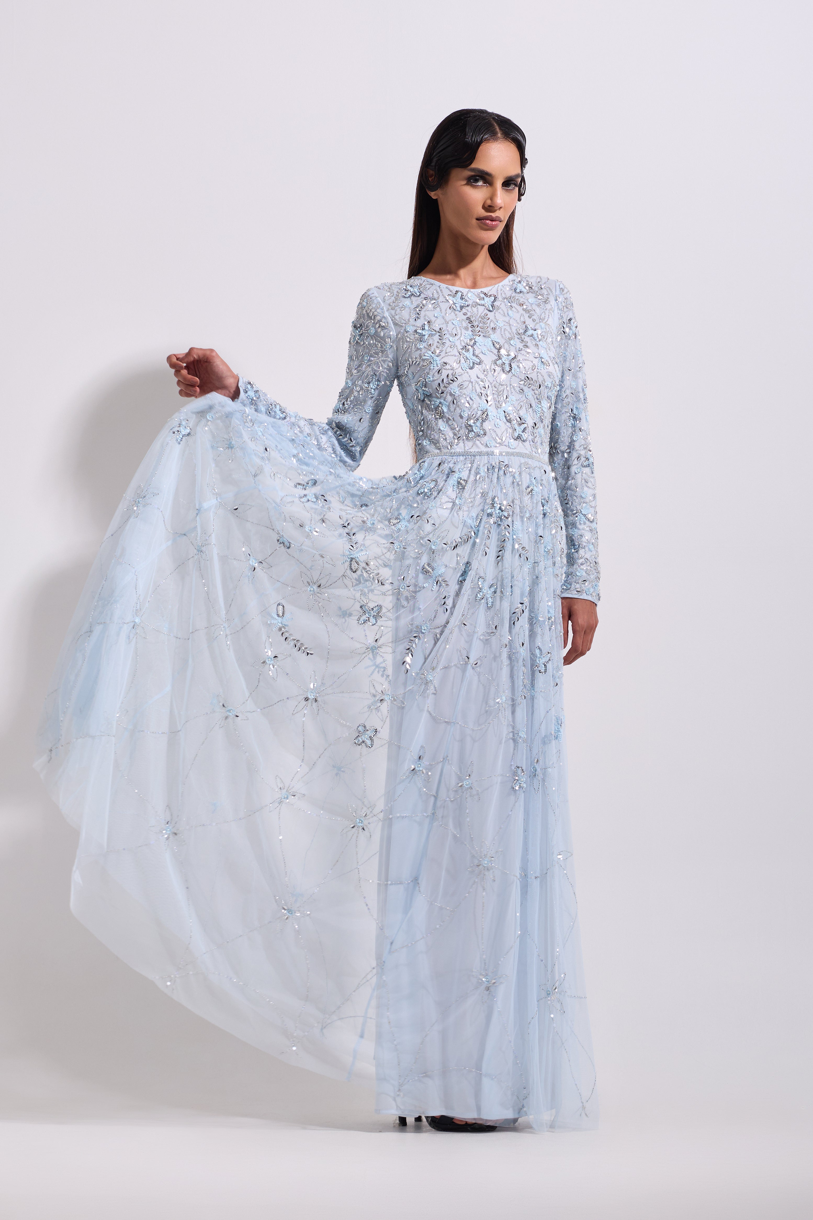 EVANGELINE FLORA MAXI DRESS
