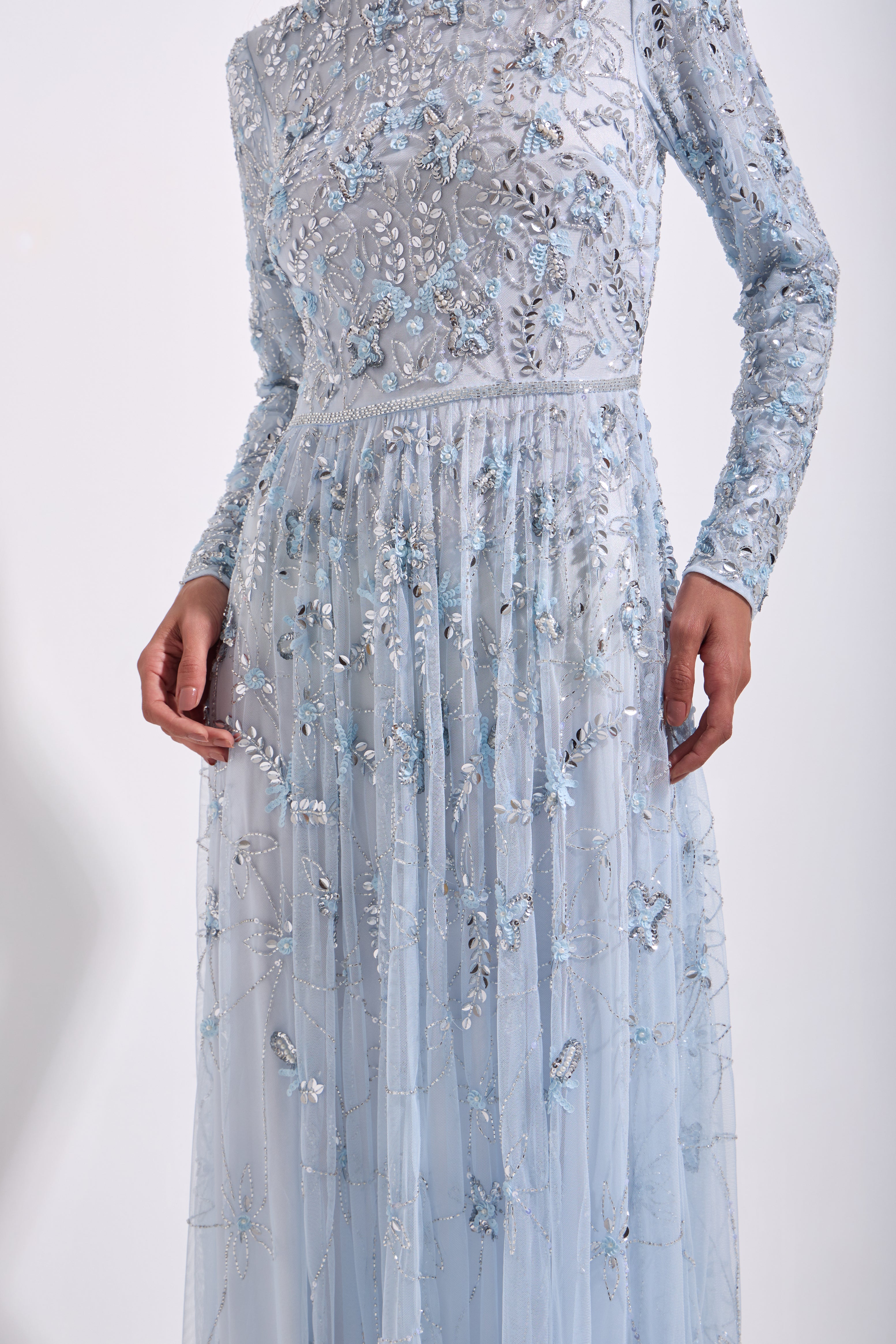EVANGELINE FLORA MAXI DRESS