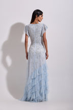 Arabella Tiered Flutter Maxi Dress