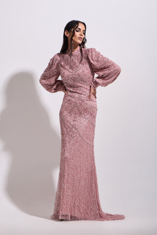 JULIETTE CUFFED MAXI DRESS