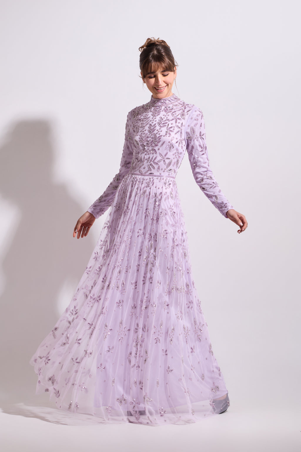 Modest Long Sleeve Maxi Dress