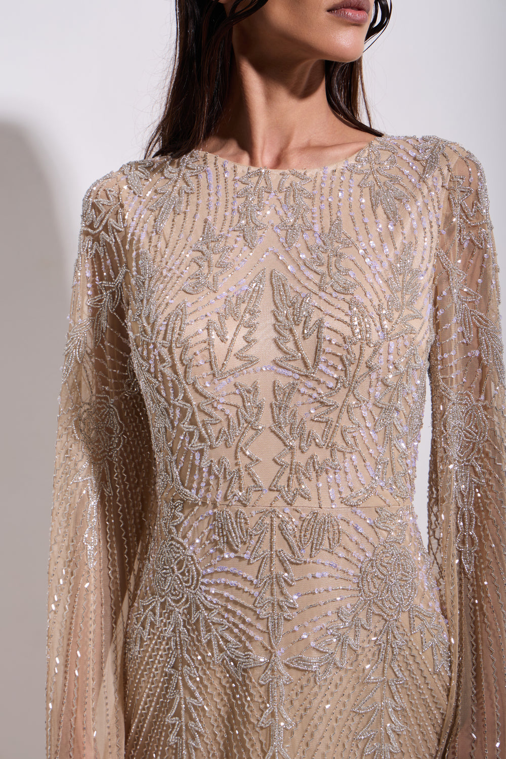 ELARA WINGED MAXI DRESS
