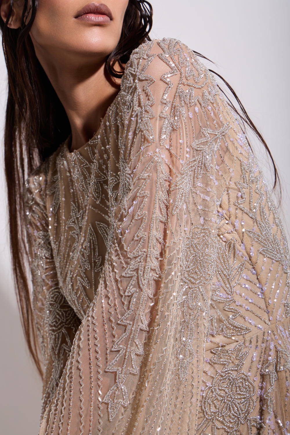 ELARA WINGED MAXI DRESS