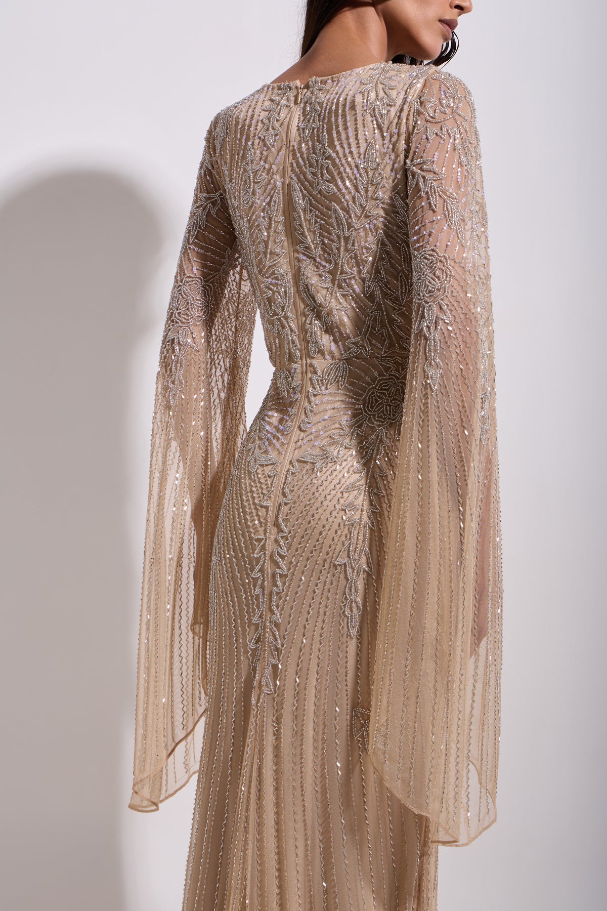 ELARA WINGED MAXI DRESS