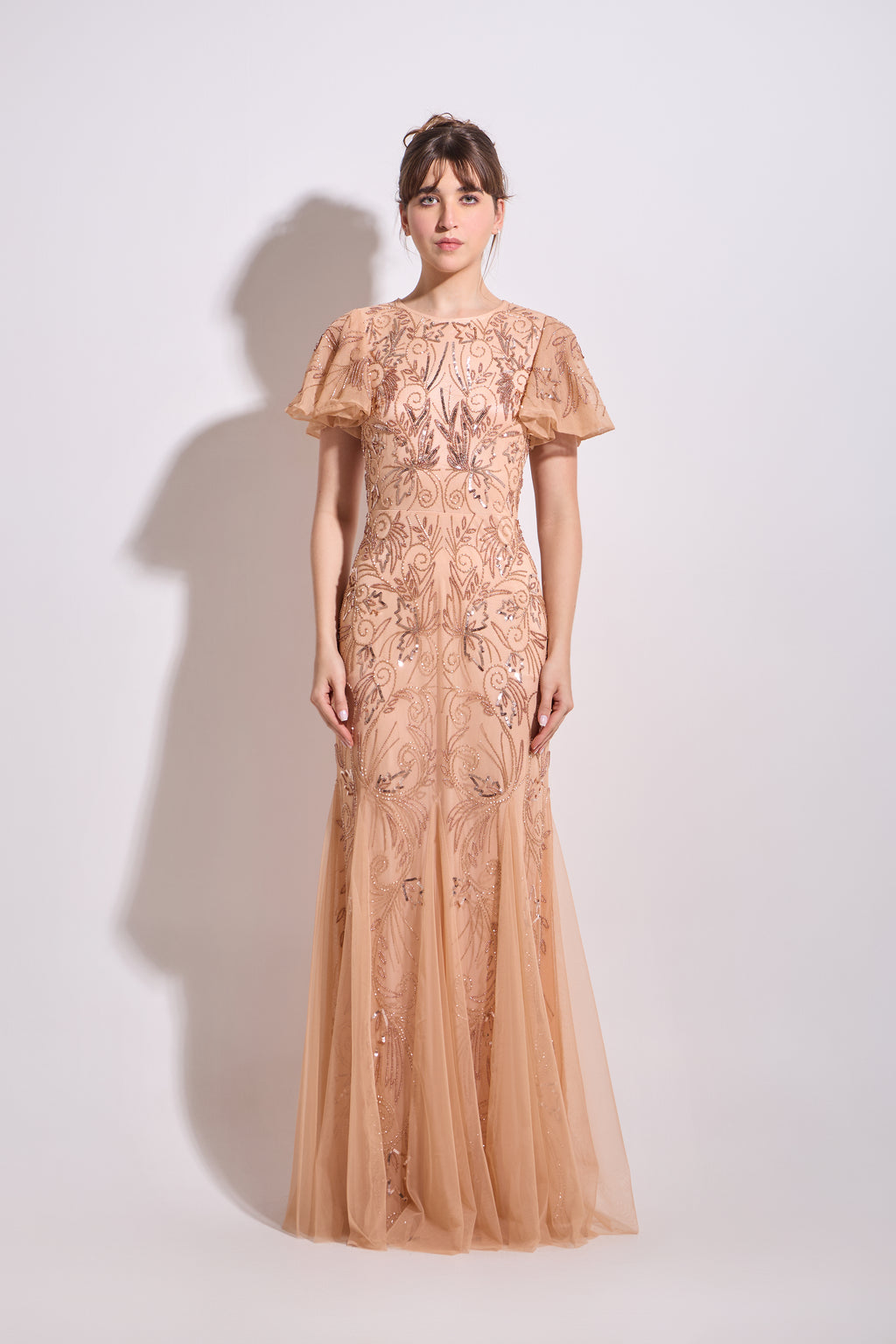 ROSALIA FLUTTER MAXI DRESS