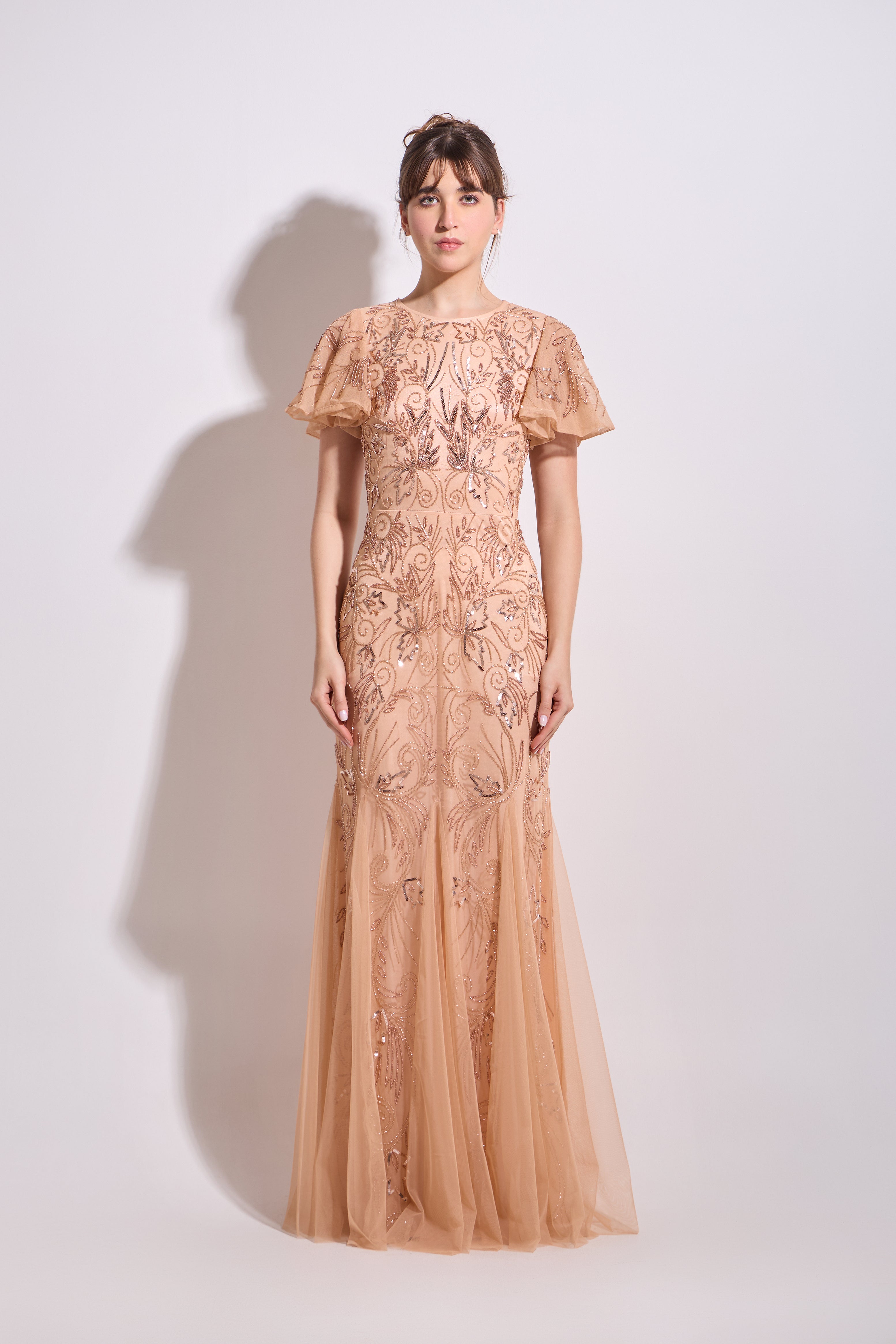 ROSALIA FLUTTER MAXI DRESS