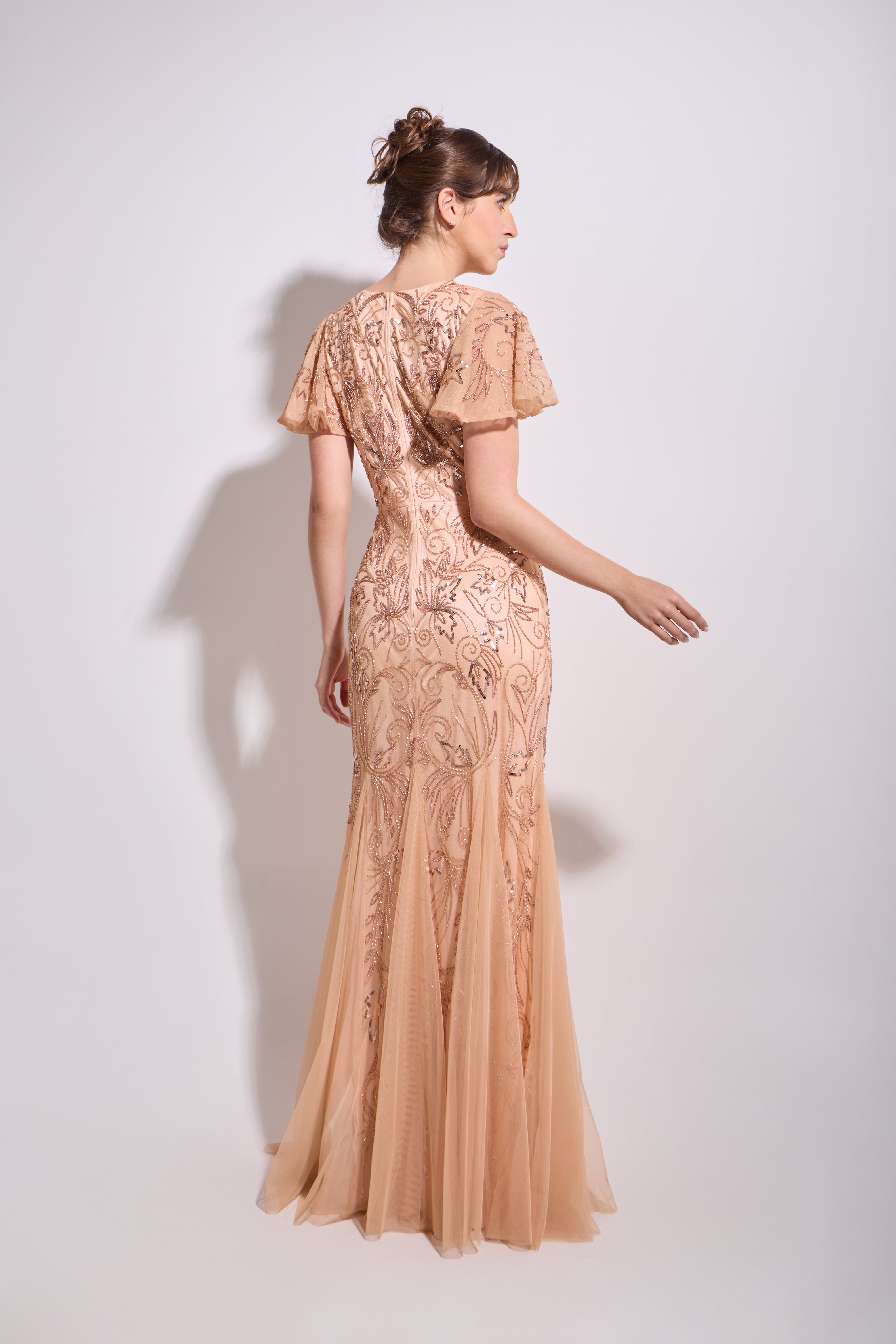 ROSALIA FLUTTER MAXI DRESS