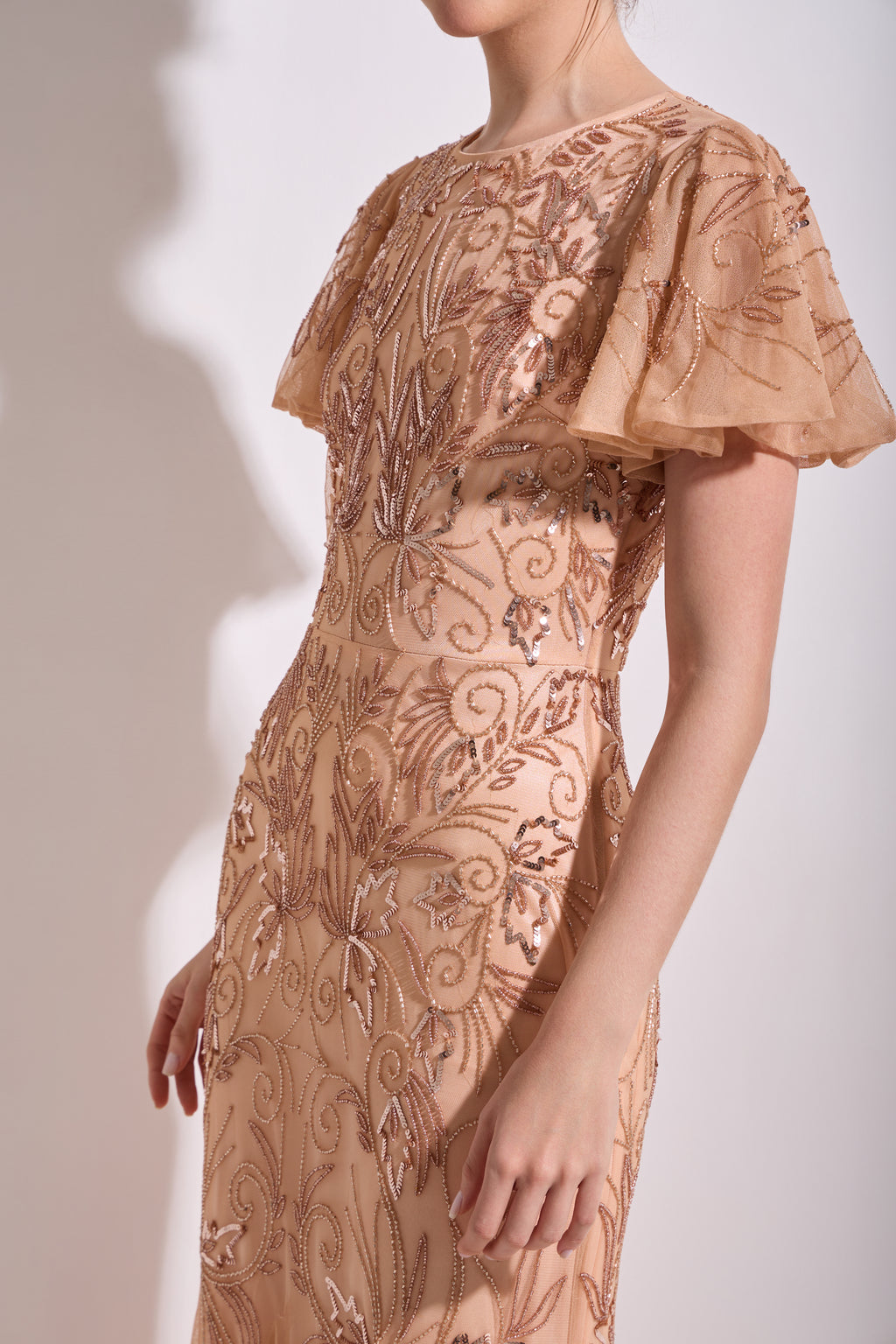 ROSALIA FLUTTER MAXI DRESS