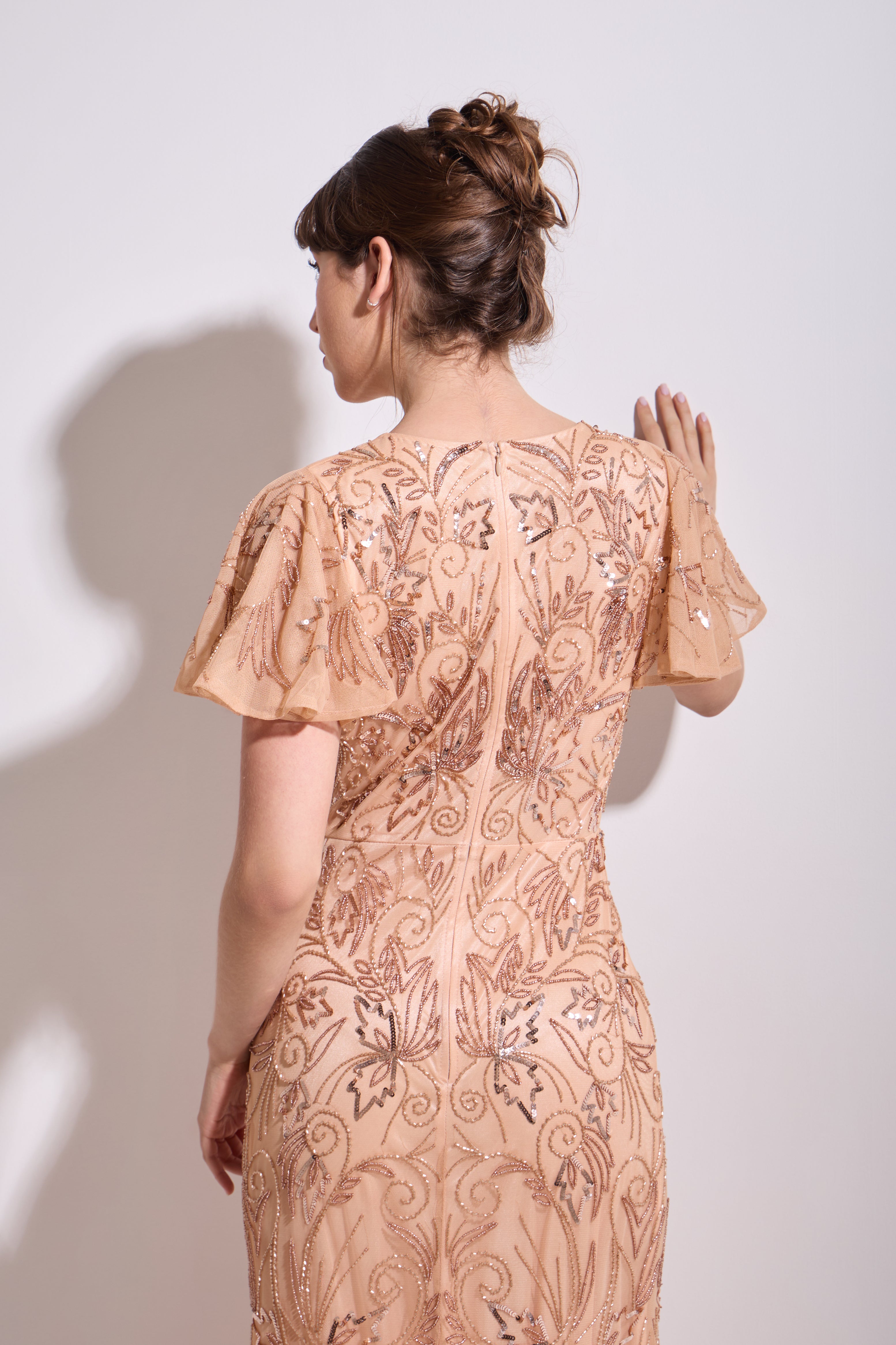 ROSALIA FLUTTER MAXI DRESS